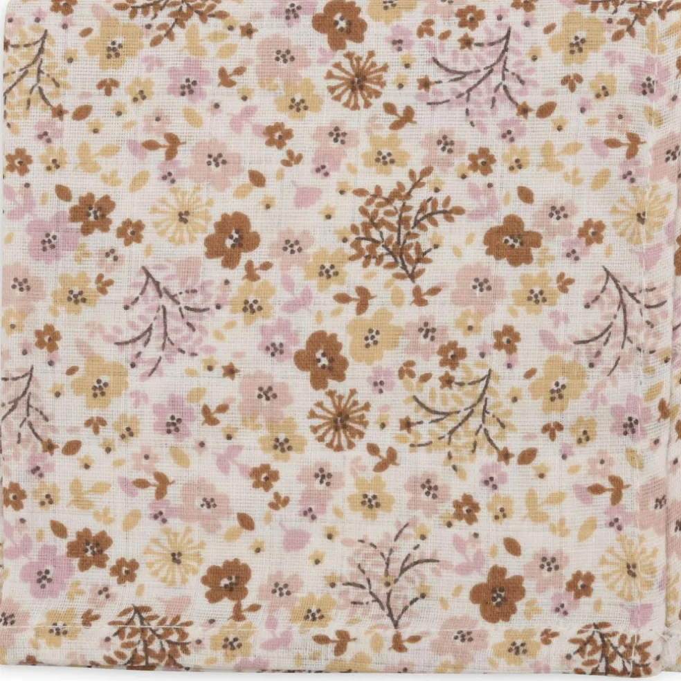 Lot de 3 mini langes en gaze de coton Flower Fairies (31 x 31 cm)