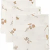 Lot de 3 mini langes en gaze de coton Riverside (31 x 31 cm)