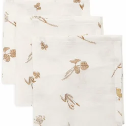 Lot de 3 mini langes en gaze de coton Riverside (31 x 31 cm)
