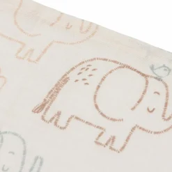 Lot de 3 mini langes en gaze de coton Elephant Tales (31 x 31 cm)