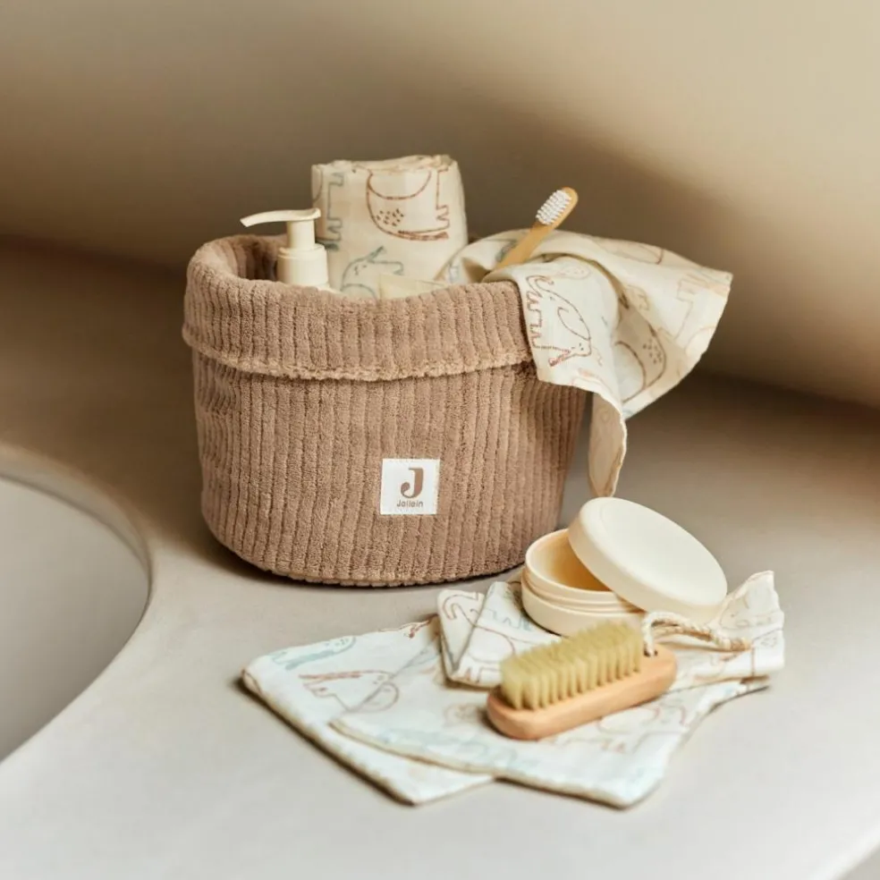 Lot de 3 mini langes en gaze de coton Elephant Tales (31 x 31 cm)