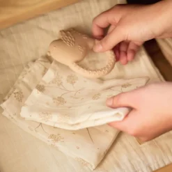 Lot de 3 mini langes en gaze de coton Leafy Dreams (31 x 31 cm)