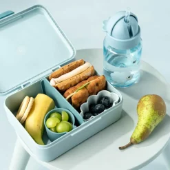 Lot de 3 moules en silicone Happy clouds Bleu