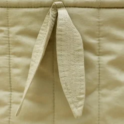 Lot de 2 paniers de rangement bamboo olive (20 x 30 cm)