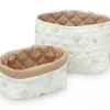 Lot de 2 paniers de rangement matelassés Dreamland