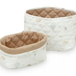 Lot de 2 paniers de rangement matelassés Dreamland