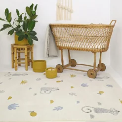 Lot de 3 paniers de rangement Ilse miel