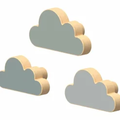 Lot de 3 patères Nuage