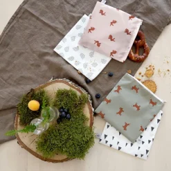 Lot de 2 Pochettes à goûter Little Forest Renard