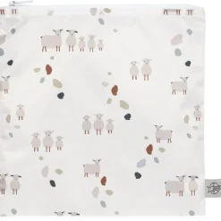 Lot de 2 pochettes à goûter Tiny Farmer pois et mouton