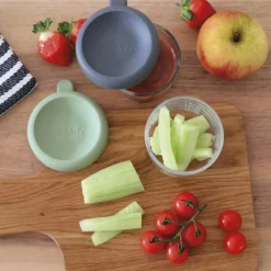 Lot de 2 portions verre 150 ml Mineral-Sage green