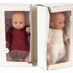 Lot de 2 poupons Bobo et Bobbie