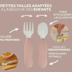 Lot de 2 précouverts inox Barbe à papa