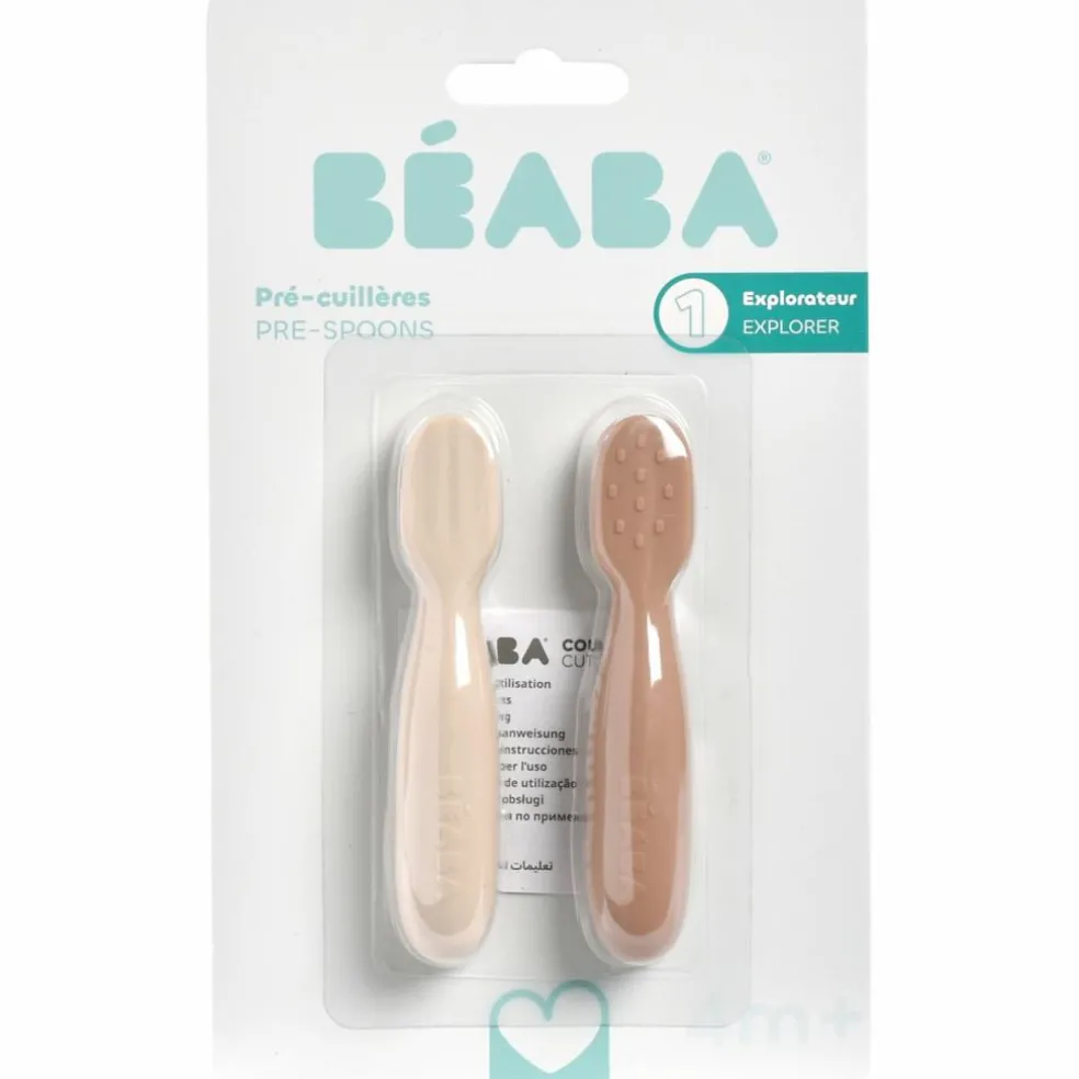 Lot de 2 précuillères en silicone Pralin et Argile