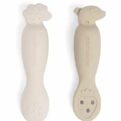 Lot de 2 premières cuillères Tiny farm Sable