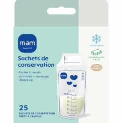 Lot de 25 sachets de conservation (180 ml)