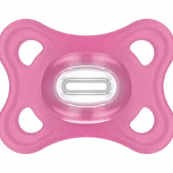 Lot de 2 sucettes Comfort rose en silicone (2-6 mois)