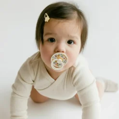 Lot de 2 sucettes en latex Colour Strawberries-Cream (6-18 mois)