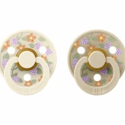 Lot de 2 sucettes en latex Colour Strawberries-Cream (6-18 mois)