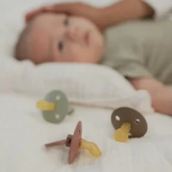 Lot de 2 sucettes en latex anatomique Blush-Woochuck (6-18 mois)