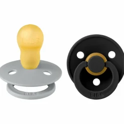 Lot de 2 sucettes en latex Colour Cloud-Black (18 mois et +)