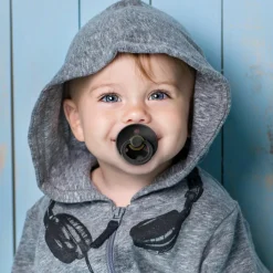 Lot de 2 sucettes en latex Colour Cloud-Black (18 mois et +)