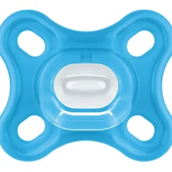 Lot de 2 sucettes en silicone Comfort bleu (0-2 mois)