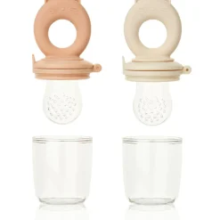 Lot de 2 sucettes grignoteuses Miranda tuscany rose