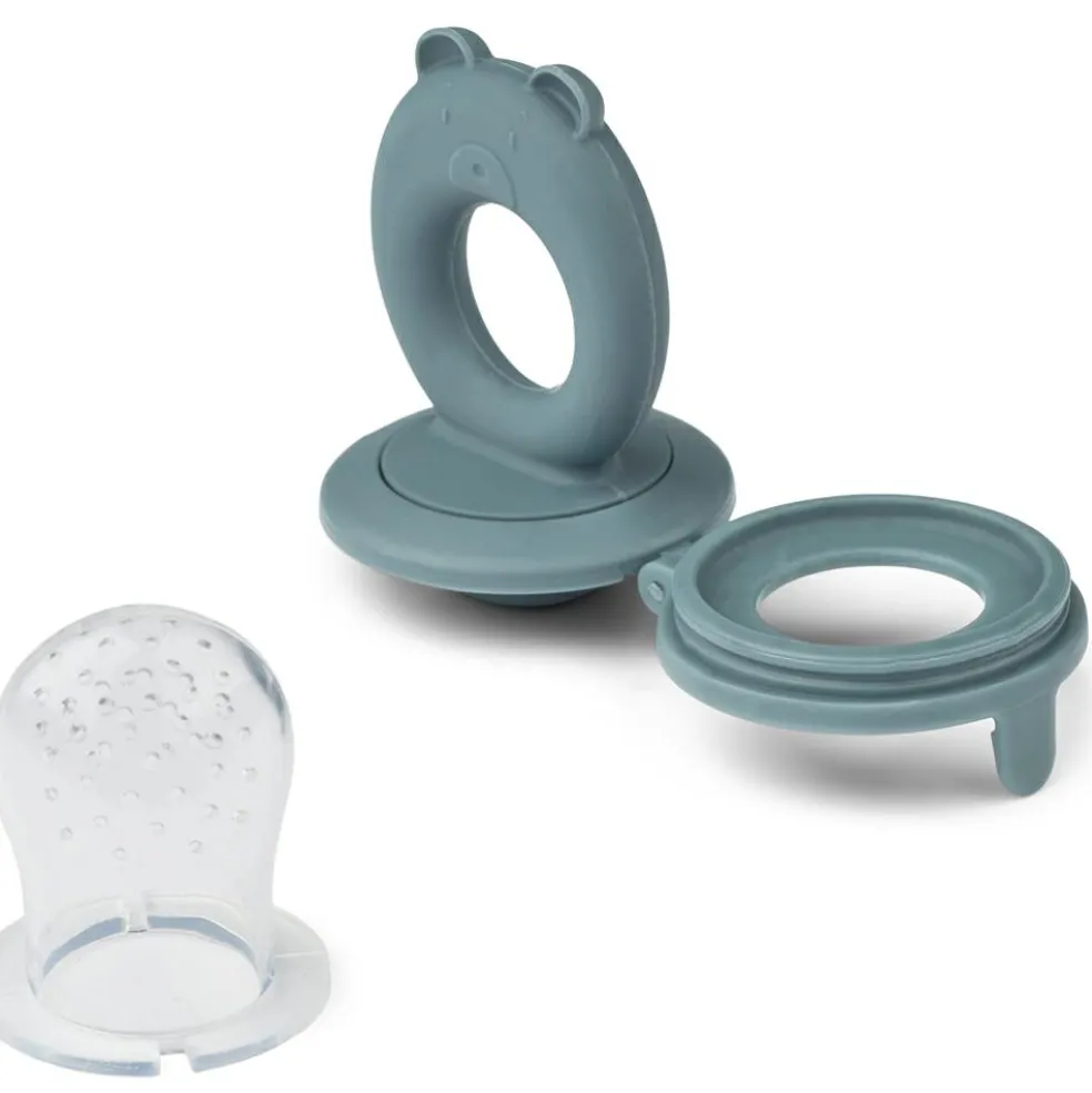 Lot de 2 sucettes grignoteuses Miranda whale blue-dove blue