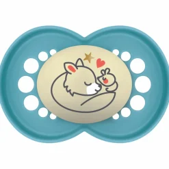 Lot de 3 sucettes Original Bleu en silicone (18 mois et +)