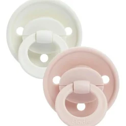 Lot de 2 sucettes physiologiques en latex Powder Pink (0-6 mois)