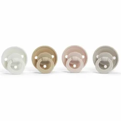 Lot de 2 sucettes physiologiques en latex Powder Pink (0-6 mois)