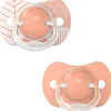 Lot de 2 sucettes symétriques SX PRO 18 mois et + Dreams rose