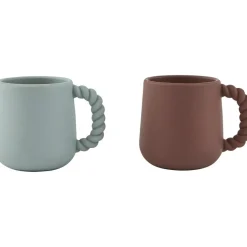 Lot de 2 tasses en silicone Mellow Choko