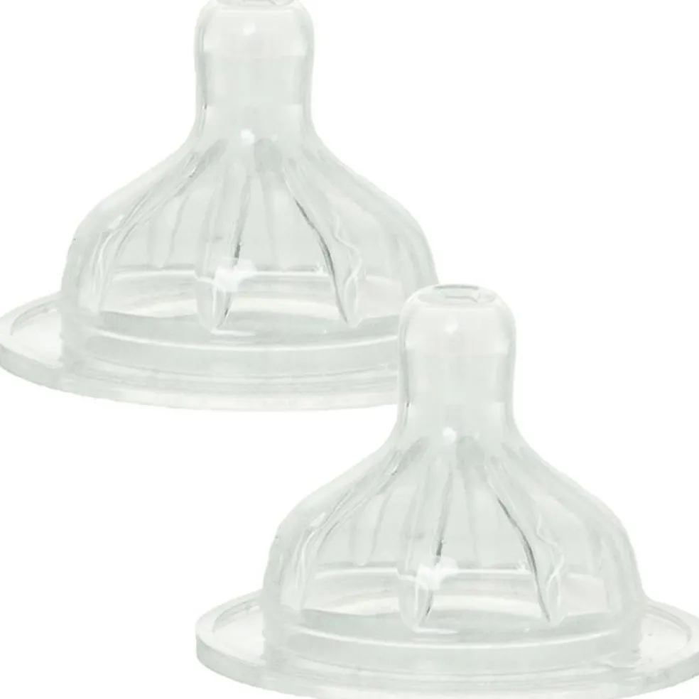 Lot de 2 tétines 3 vitesses 1er âge