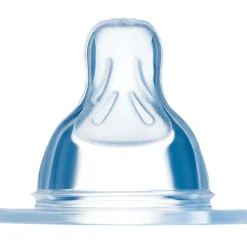 Lot de 2 tétines en silicone débit 2 moyen (2 mois et +)