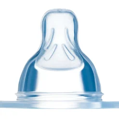 Lot de 2 tétines en silicone débit 1 lent (0 mois et +)