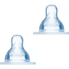 Lot de 2 tétines en silicone débit 3 rapide (4 mois et +)