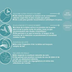 Lot de 2 tétines L Zerø.Zerø (0m+)