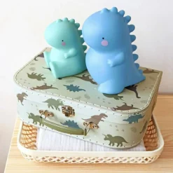 Lot de 2 valisettes de rangement Dinosaure