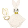 Lot doudou plat + anneau de dentition Leafy Bunny