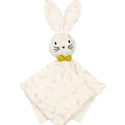 Lot doudou plat + anneau de dentition Leafy Bunny