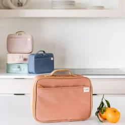 Lunch bag en tissu recyclé Rouille