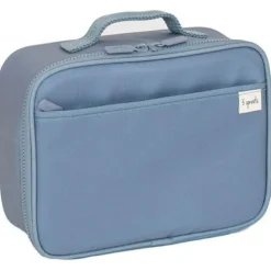 Lunch bag en tissu recyclé Bleu