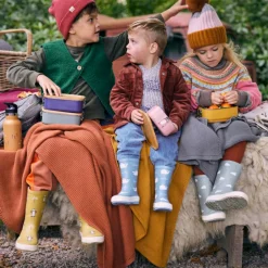 Lunch box amber gold