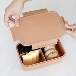 Lunch box en plastique recyclé Rouille