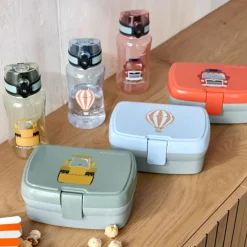 Lunch Set boîte à goûter et gourde Tiny Drivers Pelleteuse