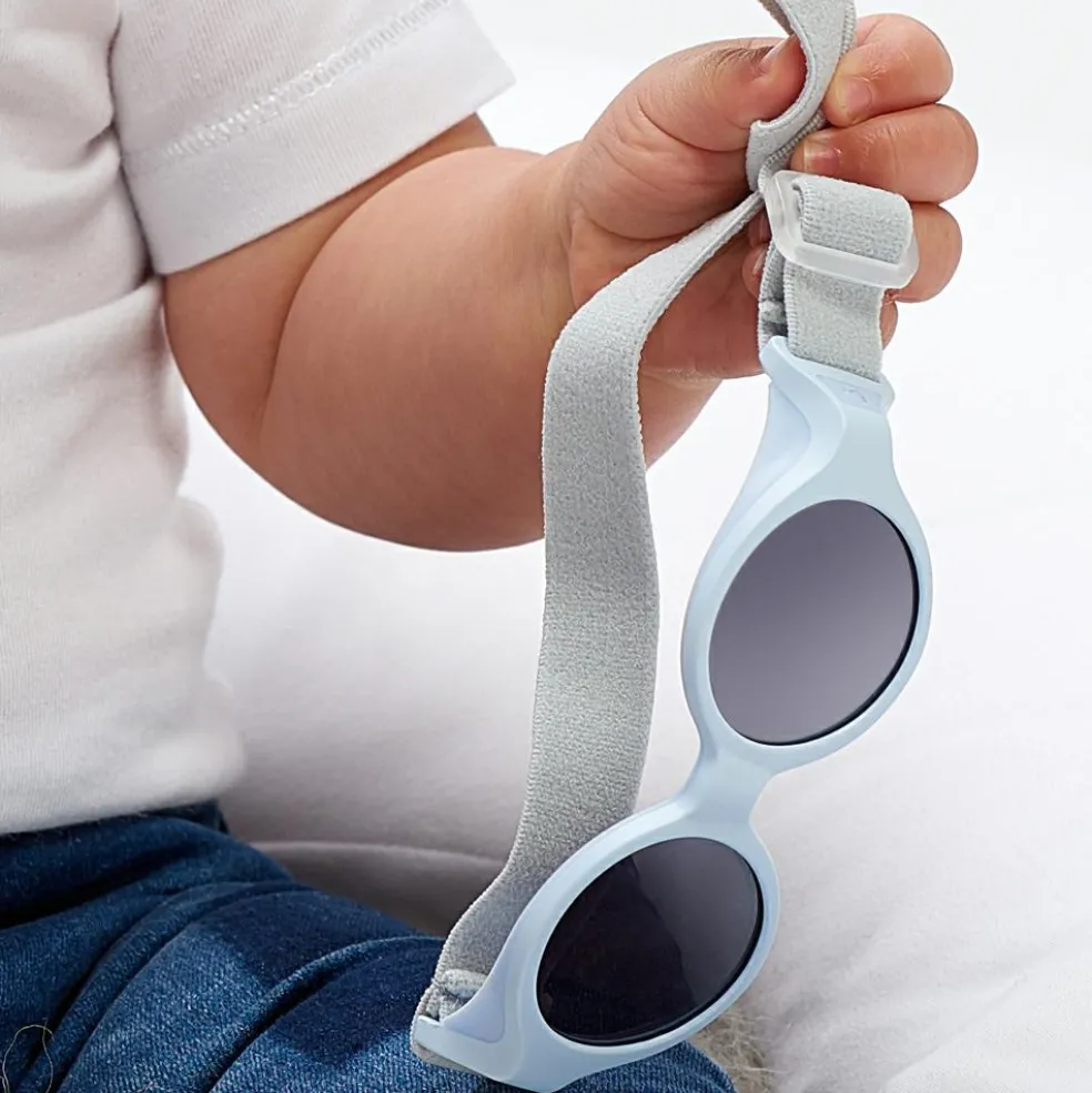 Lunettes de soleil bandeau Glee bleu perle (0-9 mois)