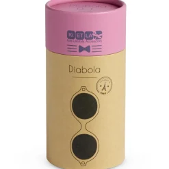 Lunettes de soleil Diabola rose pivoine (0-12 mois)