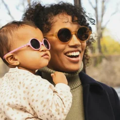 Lunettes de soleil Diabola rose pivoine (0-12 mois)